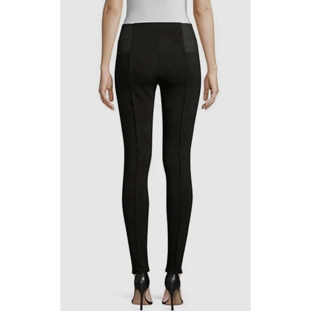 Lafayette 148 New York Women’s Black Punto Milano Nolita Leggings Size Medium